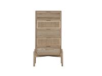 Chifonier rattan with 5 drawers