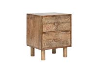 nightstand with 2 drawers