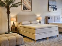 king storage continental bed with boxsprings