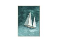 boat and ocean painting